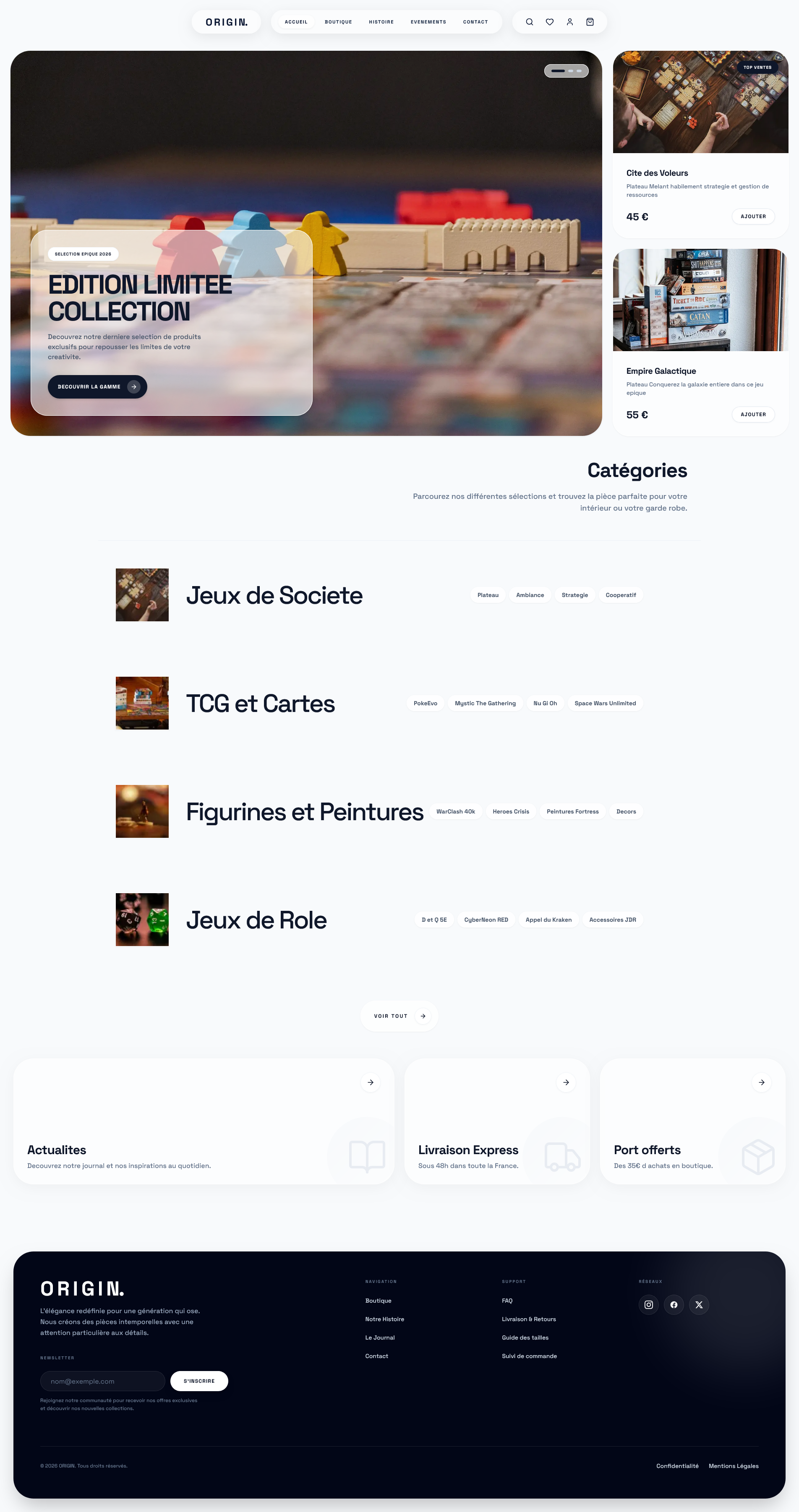 Aperçu complet du modèle BETA TECH